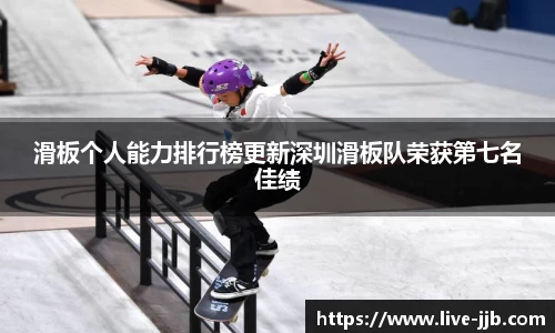 滑板个人能力排行榜更新深圳滑板队荣获第七名佳绩